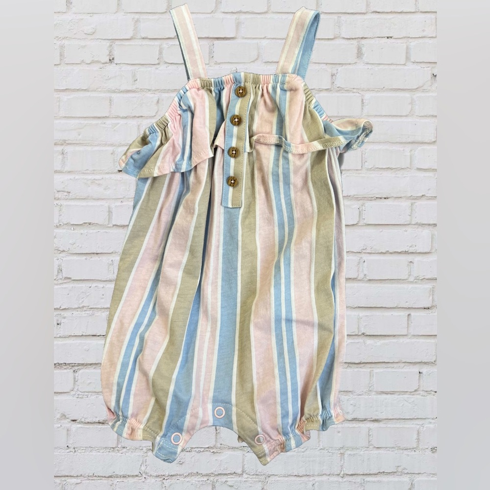 Carters Striped Romper, 6 months
